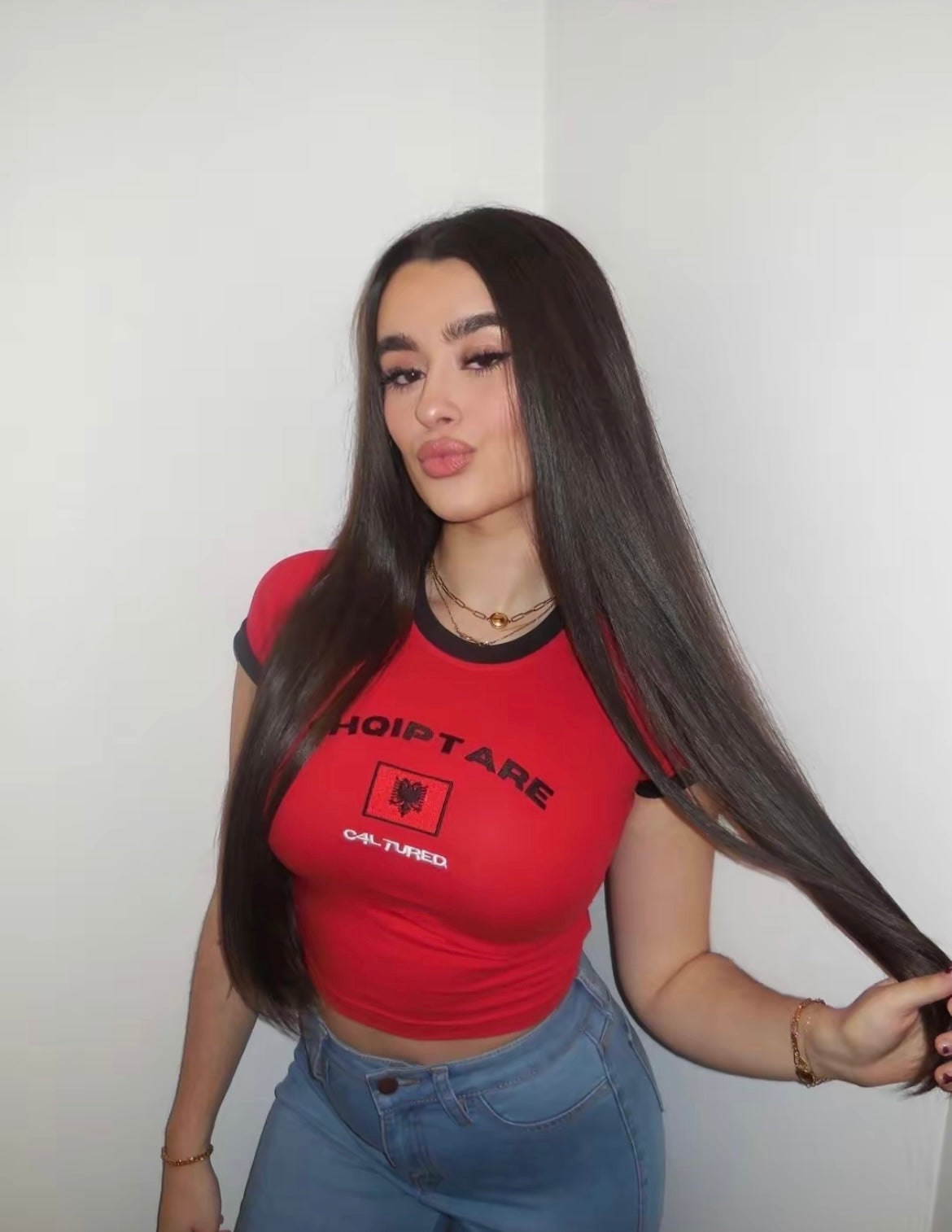 ‘ALBANIA’ crop top