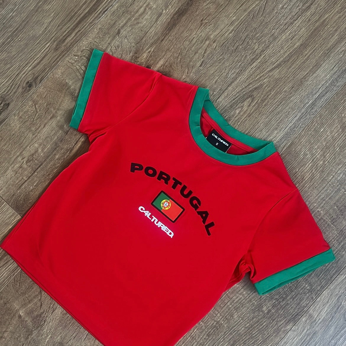 ‘PORTUGAL’ crop top