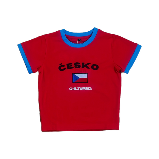 ‘ČESKO’ crop top