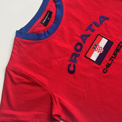 ‘CROATIA’ crop top