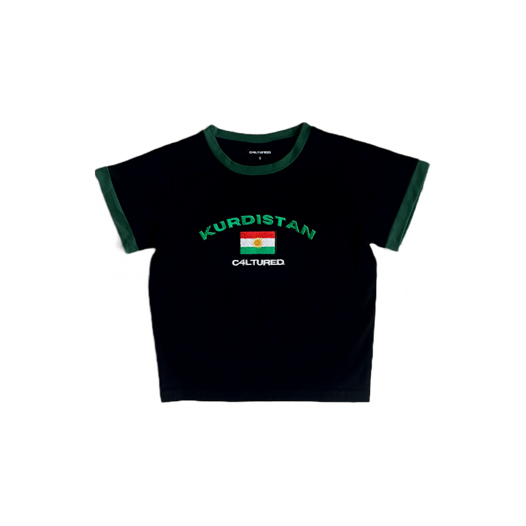 ‘KURDISTAN’ crop top