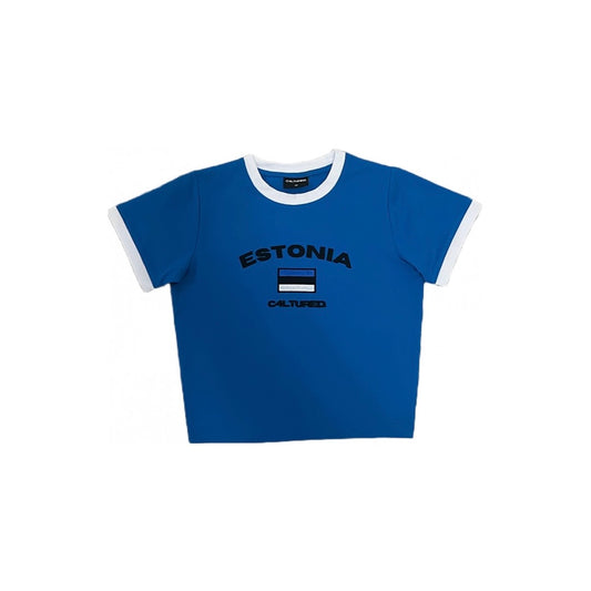 ‘ESTONIA’ crop top