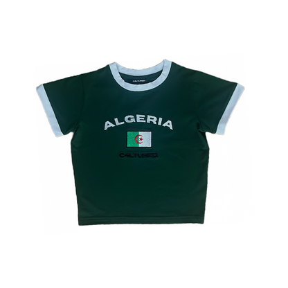 ‘ALGERIA’ crop top