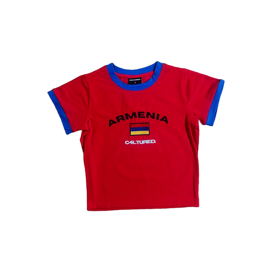 ‘ARMENIA’ crop top