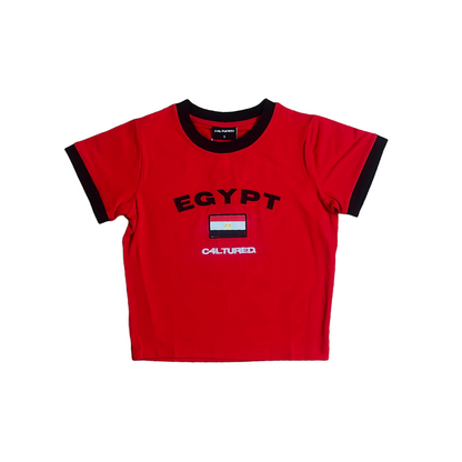 ‘EGYPT’ crop top