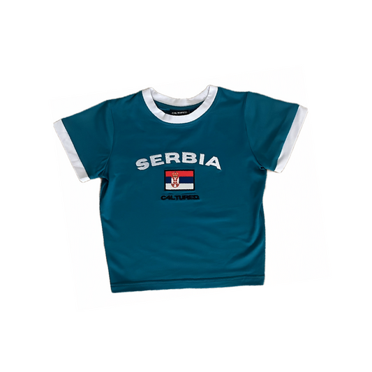‘SERBIA’ crop top