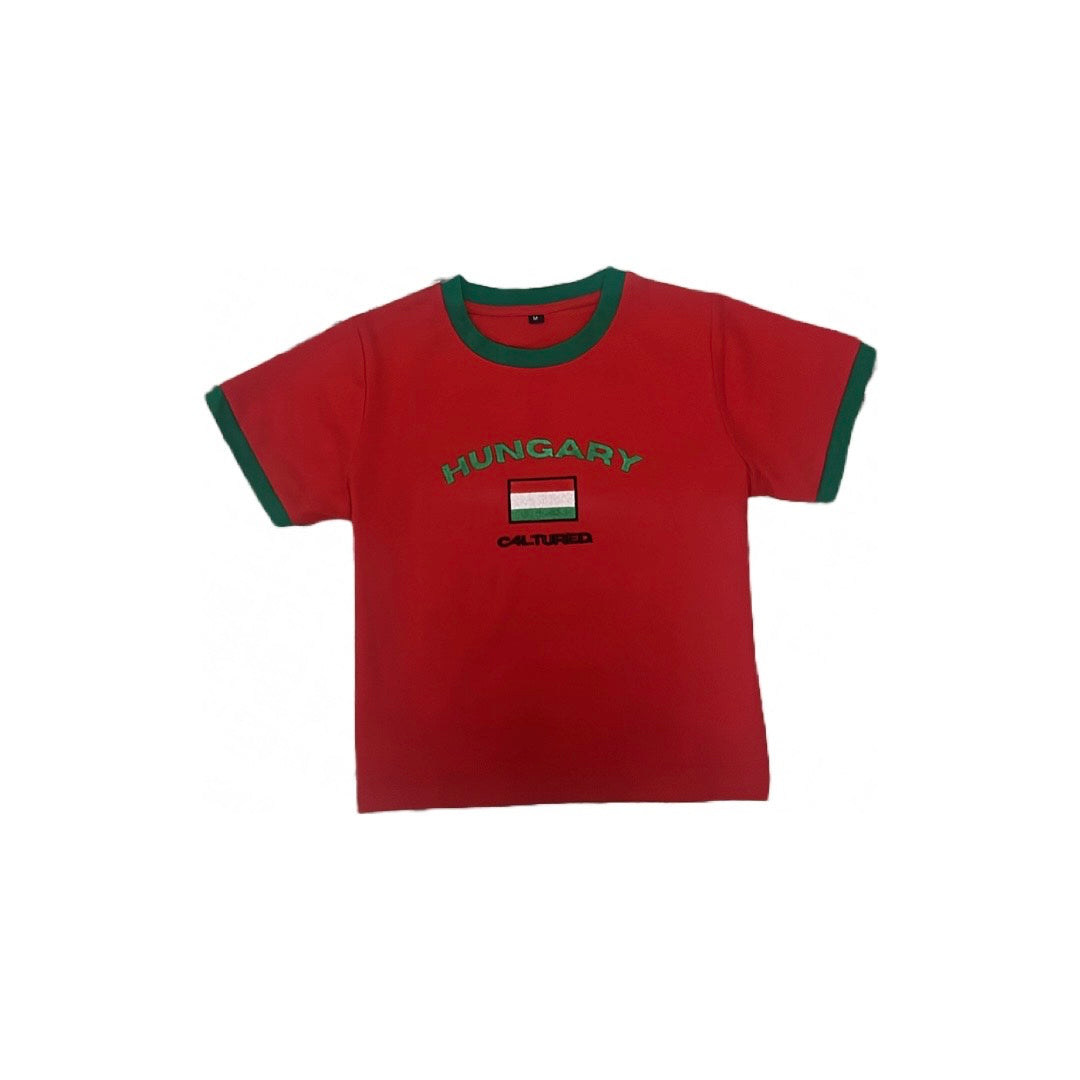 ‘HUNGARY’ crop top