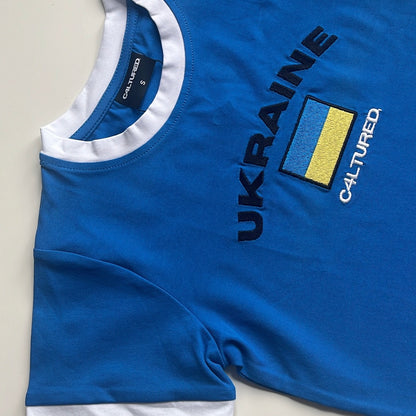 ‘UKRAINE’ crop top