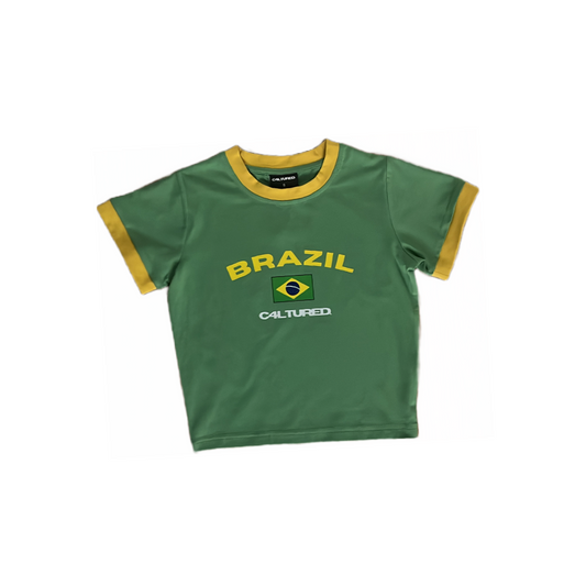 ‘BRAZIL’ crop top