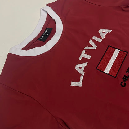 ‘LATVIA’ crop top