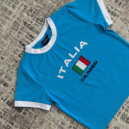 ‘ITALIA’ crop top